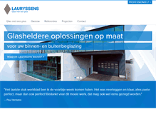 Tablet Screenshot of lauryssens.be